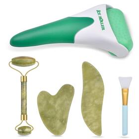 C-088 Charmonic New 6 In 1 Ice Roller And Jade Gua Sha Set Facial Massage Kits Kit