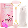 2192 Cherrishu Handmade Rose Quartz Face Roller Natural Beauty 689739116536