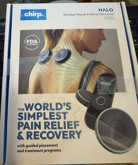 Chirp 810091140345 Halo Double Wireless Muscle And Nerve Stimulator Extra Pads