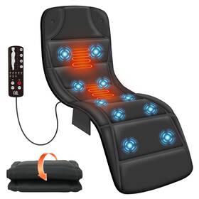 Cili 342976985630 Massage Mat Full Body Massager Chair Pad 10 Vibration Motors And 5