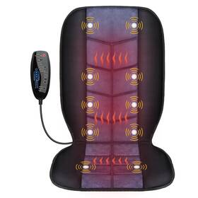 Cl-2613 Cili Massage Chair Pad Back Massager With Heat Seat Cushion 10 Vibrat