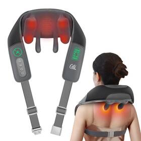 Cl-6826a Cili Cordless Neck Massager With Heat 4d Shiatsu Shoulder Back Deep Tissue Ne