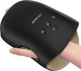 Cm-026h-bl Cincom Rechargeable Hand Massager With Heat And Compression Black