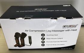 Cm-067a Cincom Air Compression Leg Massager With Heat Calves And Thighs