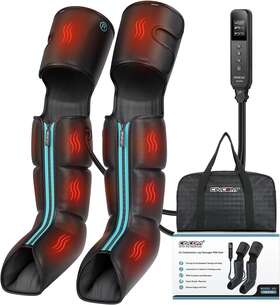 Cm-078a Cincom Black Corded Electric Air Compression Leg Massager With Heat