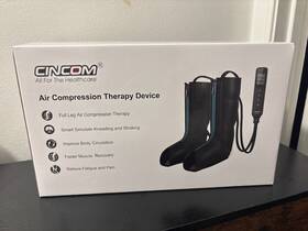 Cm-103a Cincom Air Compression Leg Therapy Device Dual Black - New Open Box