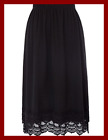 Cl010786-1 2xl Yysbsl Double Lace Extender Underwear Skirts Xxl Black Xx Large Free