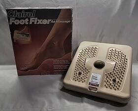 Clairol 381511585003 Foot Fixer Fm-1 Air Massage Cools And Heats Feet Vintage 1982 Made In Usa