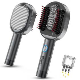 Pm-81 Clemas Scalp Massager Comb And Brush Waterproof 2 In 1 Hair Oil Dispenser 3 Massag