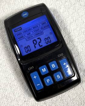 R-c101g Cmc Tens Ems Muscle Stimulator 2 Channel W Leads Usb Cable