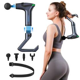 Sl-887 Cnapes 3-in-1 Massage Gun Deep Tissue With Muscle Massager Belt Extended Han