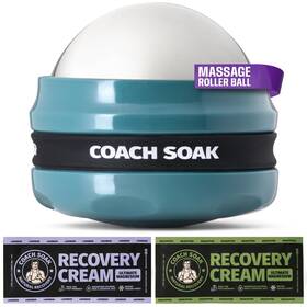 Eb-cs-082 Coach Soak Massage Roller Ball Dual Hot And Cold Stainless Steel Cryoball With Silicone