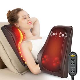 1228-ss Comfier Back Massager With Heat Deep Tissue Shiatsu Neck And F