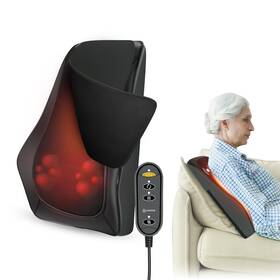 1228f Comfier Back Massager With Heat 3d Deep Kneading Shiatsu Neck And