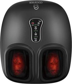 Comfier 445027814873 Shiatsu Foot Massager With Heat Vibration Rolling Compression Feet Mass