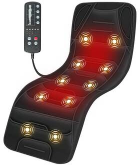 Comfier 602581931508 Full Body Massage Mat With Heat 10 Vibration Motors 4 Heating Zones