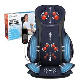 Comfier 607609348344 Shiatsu Back Massager With Heat For Pain Relief Deep Tissue Massage Cha