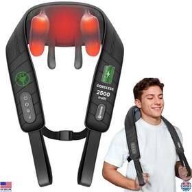 B0dj1mf4rv Comfier Cordless Neck Shoulder Massager With Heat 4d Shiatsu Deep Tissue Relief
