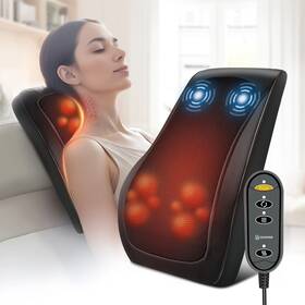 Cf-12wm28 Comfier Back Neck Massager With Heat 8 Kneading Nodes Massage Pillow