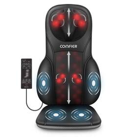 Cf-2113pn Comfier Shiatsu Back Massager With Heat Deep Kneading And Rolling Massage Chair Pad C