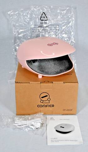 Comfier Cf-4803p New Pink Air Compression Hand Massager With Heat