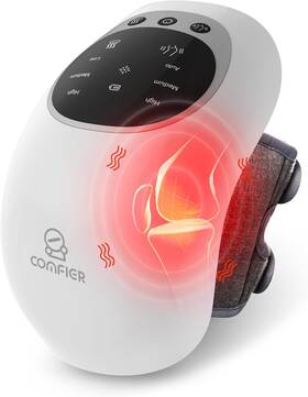 Cf-5320 Comfier Cordless Heated Knee Massager With Rechargeable Battery And Large Led Screen