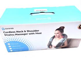 Cf-6505 Comfier Cordless Neck And Shoulder Shiatsu Heated Massager With Timer