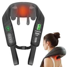 Cf-6811 Comfier Cordless Neck Massager With Heat 4d Kneading Assorted Colors