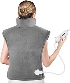 Comfier Large Heating Pad For Back Pain Relief Soft Flannel Fast Pads