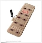 Comfort Products Shiatsu Massage Mat With Heat Back Body Electric Massager Lumbar Vibrating Plush 785923658094