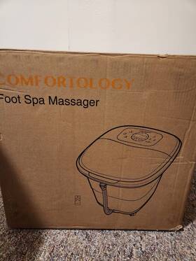 Comfortology 520336415540 Foot Spa Massager - Exclusive Circulating Heating System