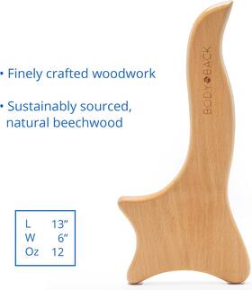 Company 313104270201 Wooden Gua Sha Massage Tool - Wood Therapy Lymphatic Drainage