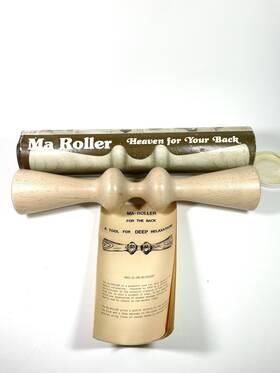 Company 711181173703 Ma Roller Northern Rock Maple Wood Back Spine Stretcher And Aligner 1977