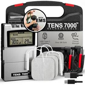 Dt7305 Compass Health Brands Tens 7000 Rechargeable Unit Muscle Stimulator Ems Back