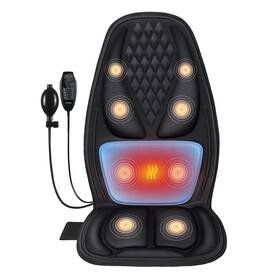 Comrelax 605646788482 Back Massage Chair Pad With 3d Lumbar Support Electric