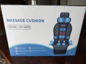 Hy-6849 Comrelax New Back Massager With Heat And Traction Vibration Chair Pad Office
