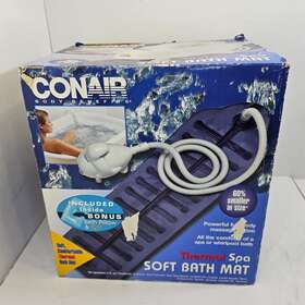 Conair 074108005014 Body Benefits Thermal Spa Soft Bath Mat Model Pillow Bathtub At Home