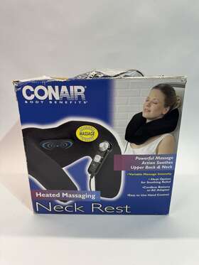 Conair 074108007346 Body Benefits Heated Massaging Neck Rest Tested
