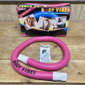 Rm1n Conair 074108105332 Body Vibes Massager Flexible Bendable Vibrating Pink Vtg Neck