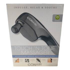 Conair 074108429223 Massager Touch N Tone 4 Attachments Acupressure Muscle Soft Video