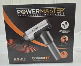 Conair 074108429704 Con Air Fit Power Master Percussion Massager Cordless New