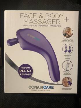 Conair 074108502537 Care Face And Body Massager Plus-soft Tissue Vibration Massage