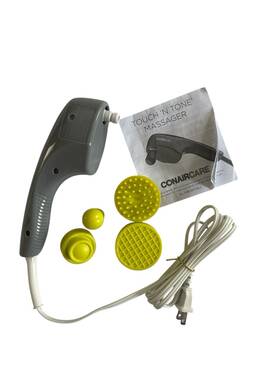 Hm8wg23 Conair Touch N Tone Massager Model 4 Attachments Gray And Green