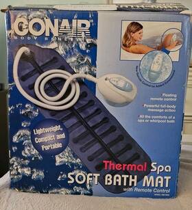 Mbts6n Conair Confirm Body Benefits Thermal Spa Soft Bath Mat With Remote Control