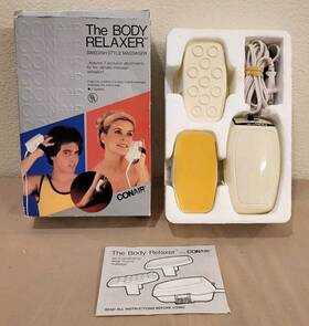 Sm20 Conair Vtg Body Relaxer Swedish Style Massager 1980 Works Great