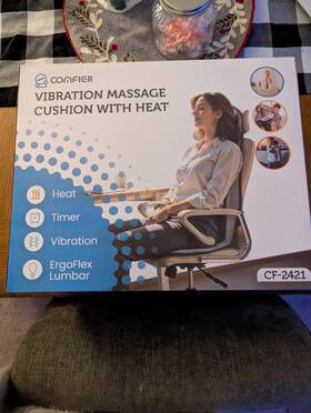 Six-wenqik-308 Confier Heated Back Messager Seat Pad Cushion