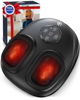 Co-5503 Coococo Upgraded Foot Massager Heat Fsa Eligible Shiatsu Feet Massage Plantar