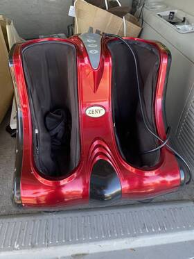 57618239 Costway Foot And Calf Massager With Heat Vibration Deep Kneading Shiatsu