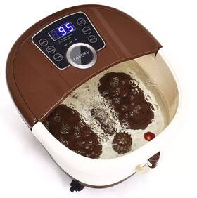 Ep24369bn Costway Portable Electric Foot Spa Bath Shiatsu Roller Motorized Massager Fast Heating