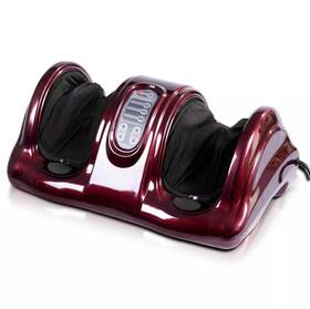 H807re-spa8956 Costway Electric Shiatsu Foot Massager Kneading And Rolling Leg Ankle With Remote Burgundy